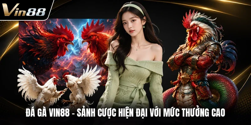 Đá gà VIN88 - Sảnh cược hiện đại với mức thưởng cao 