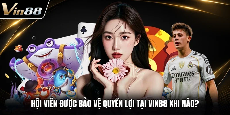 Hội viên được bảo vệ quyền lợi tại VIN88 khi nào?
