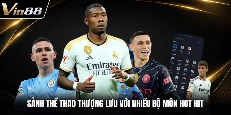 Sảnh thể thao thượng lưu với nhiều bộ môn hot hit